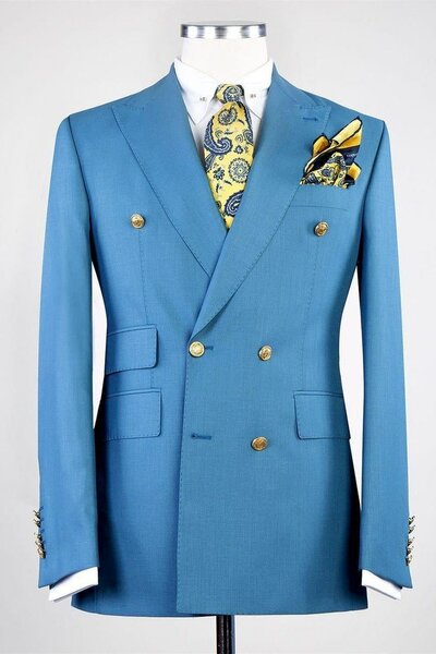 Veste de costume bleu homme