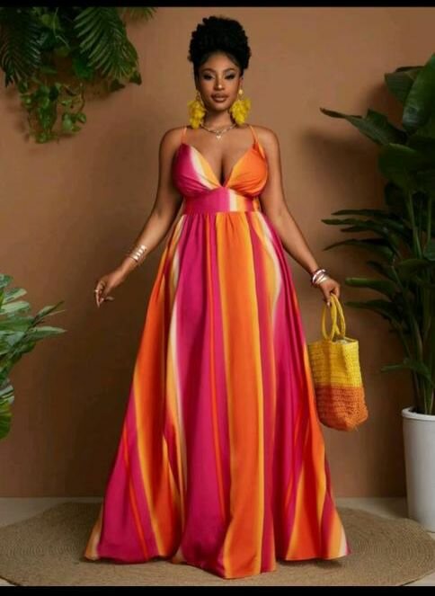 Robe Longue Évasée Été