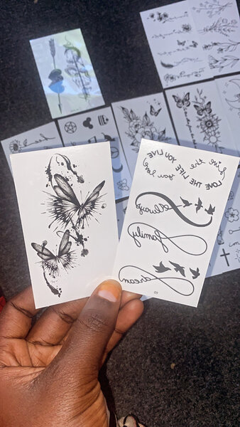 Tatouages Éphémères Papillons