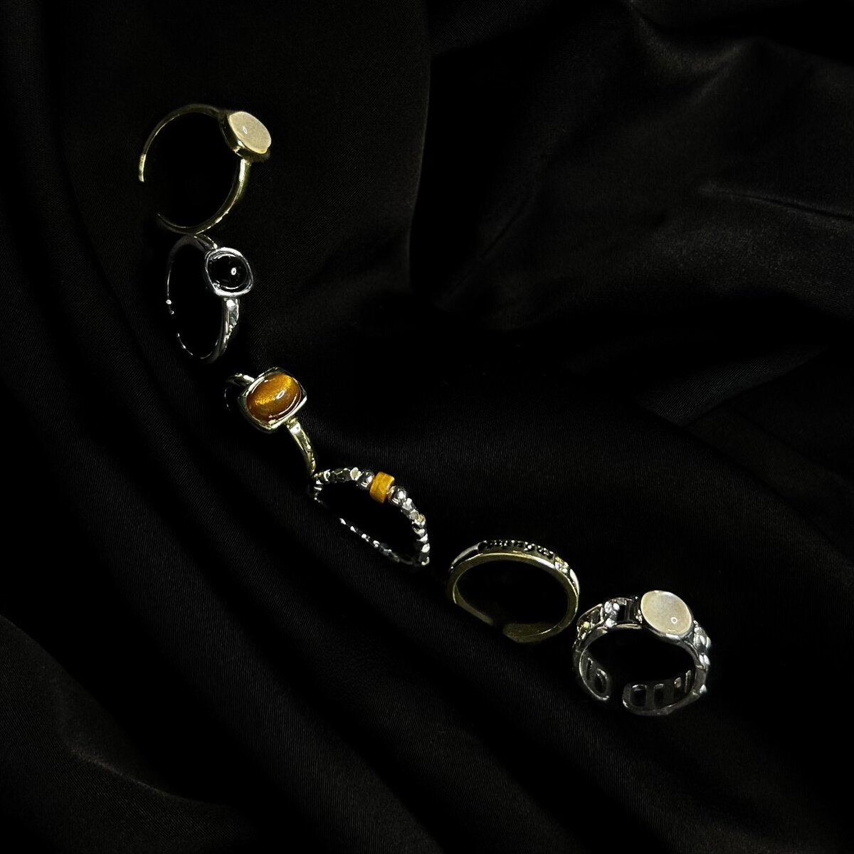 Набор из 6 колец