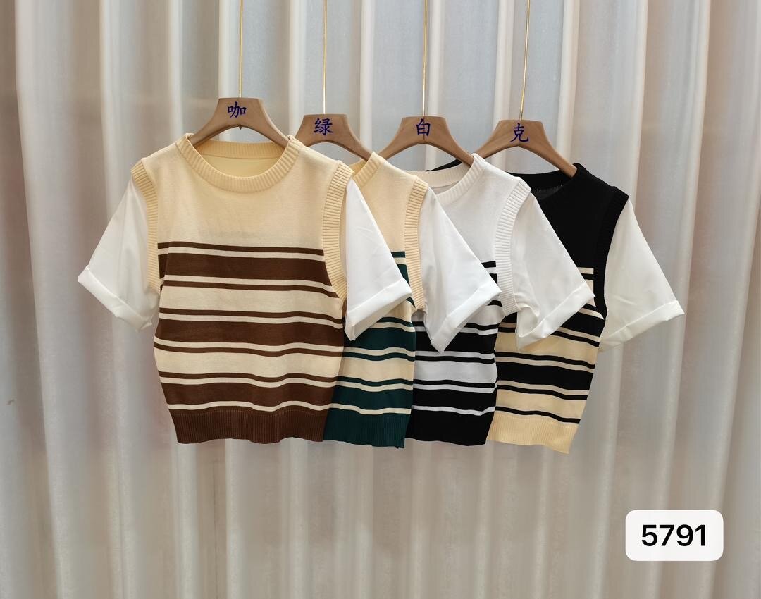 T-shirt rayé confortable