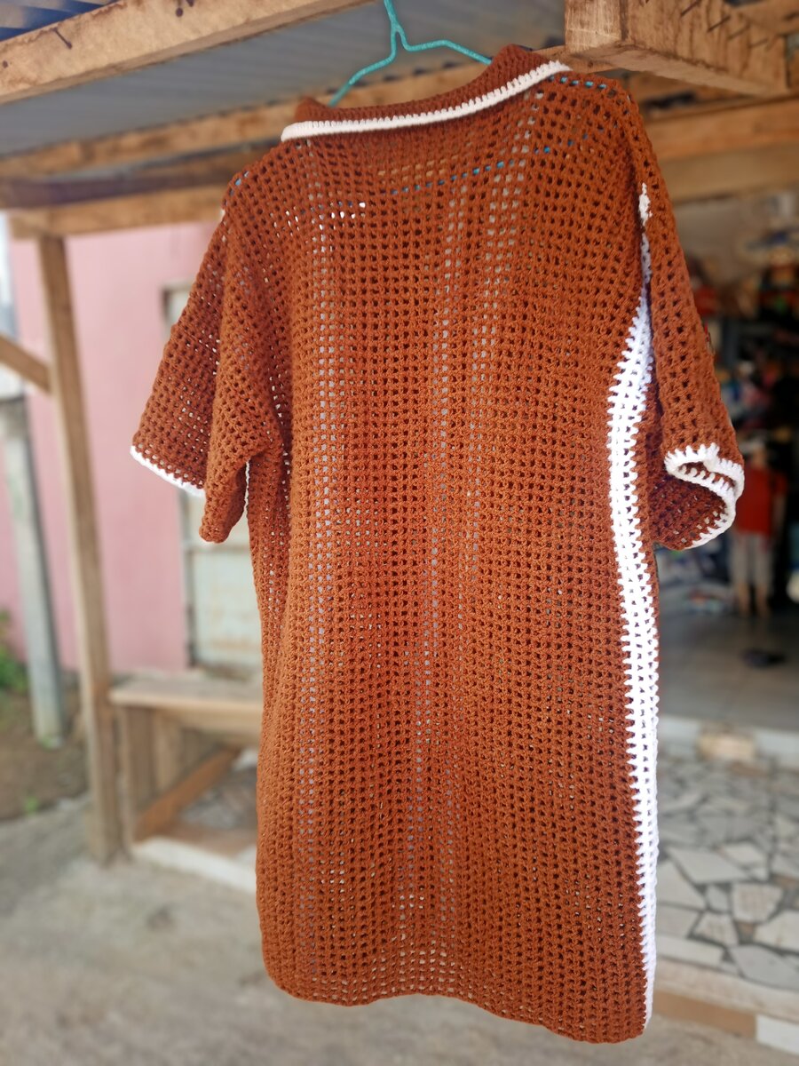 Robe crochet bohème élégante