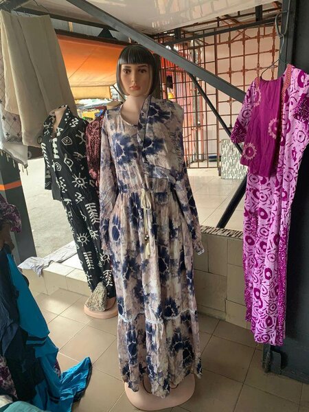 Robe longue imprimée élégante