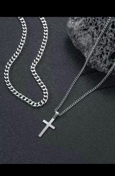 Collier Croix Argent Élégant