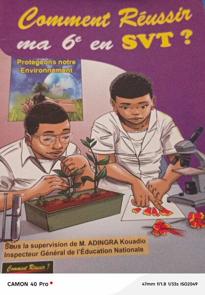Livre d'apprentissage en SVT