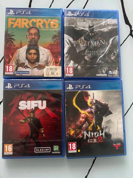 Lot de cd PS4: Action