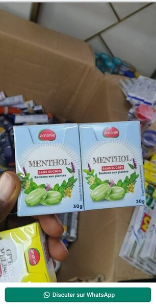 Bonbons Menthol Sans Sucre 30g