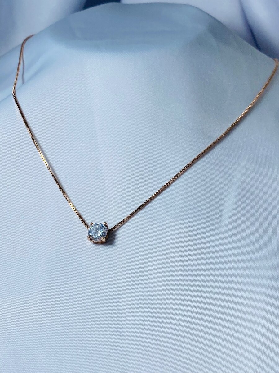 Бегунок с цирконом 925 пробы