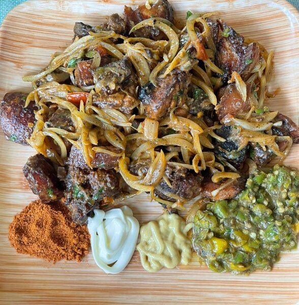 Porc Africain braisé