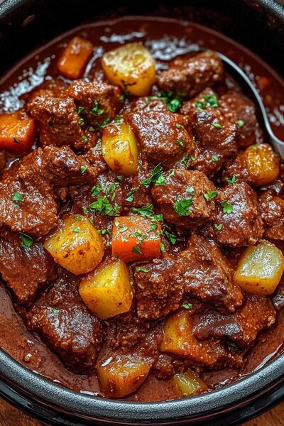 Boeuf bourguignon savoureux