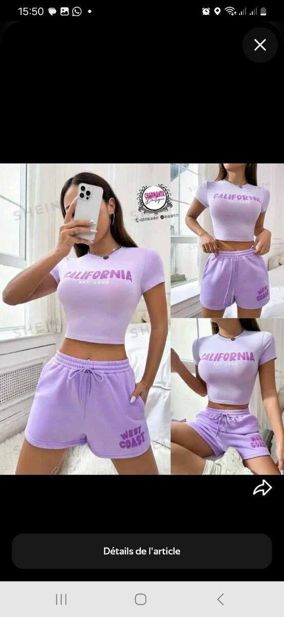 Ensemble de Sport Femme Été