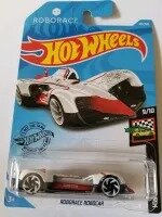 Hot Wheels 2019 Hw Race Day Roborace Robocar, White 161/250 rare card