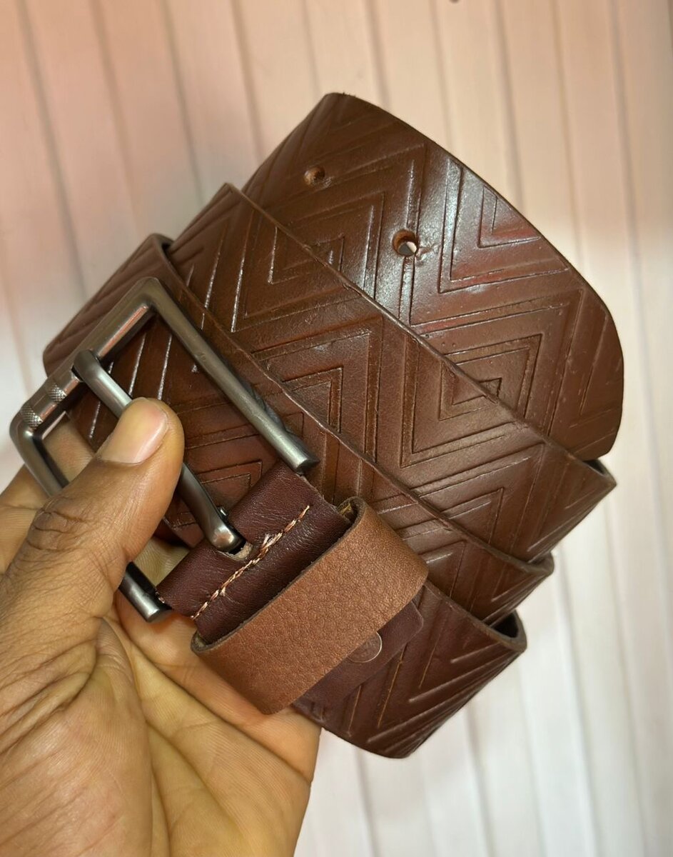 Ceinture en cuir pour hommes