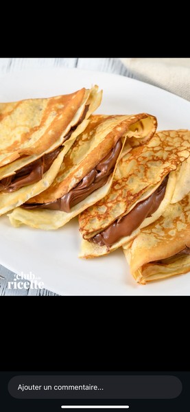 Crêpes au Nutella gourmandes
