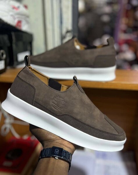 Baskets décontractées en cuir