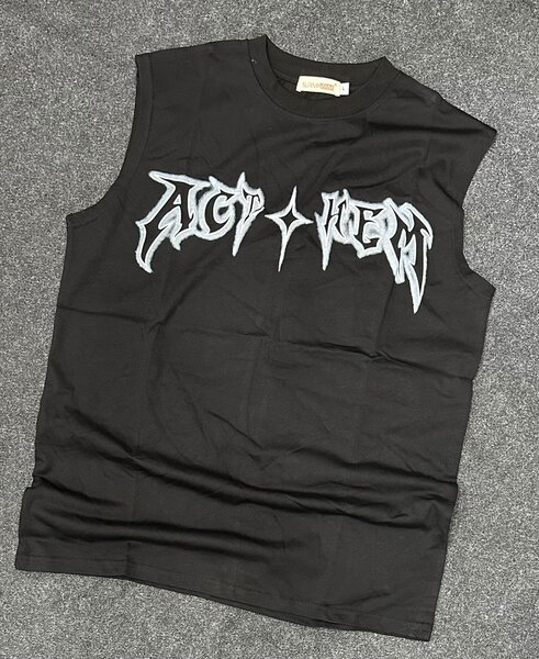 Débardeur graphique noir