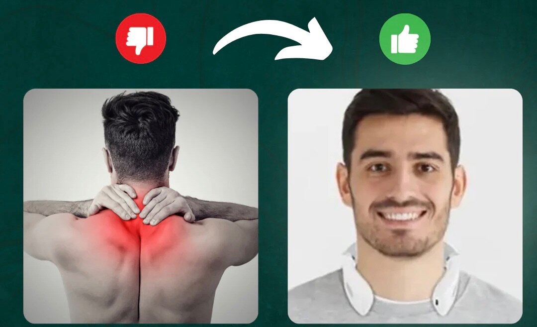 ensemble de massage du cou