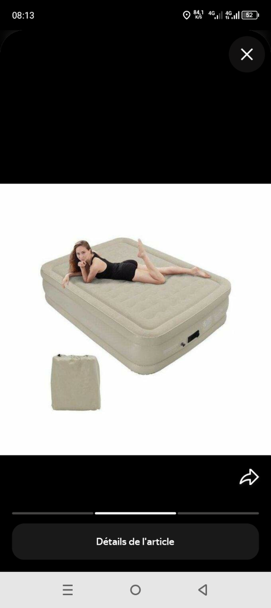 Lit Gonflable Automatique