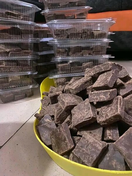 Chocolat en morceaux savoureux