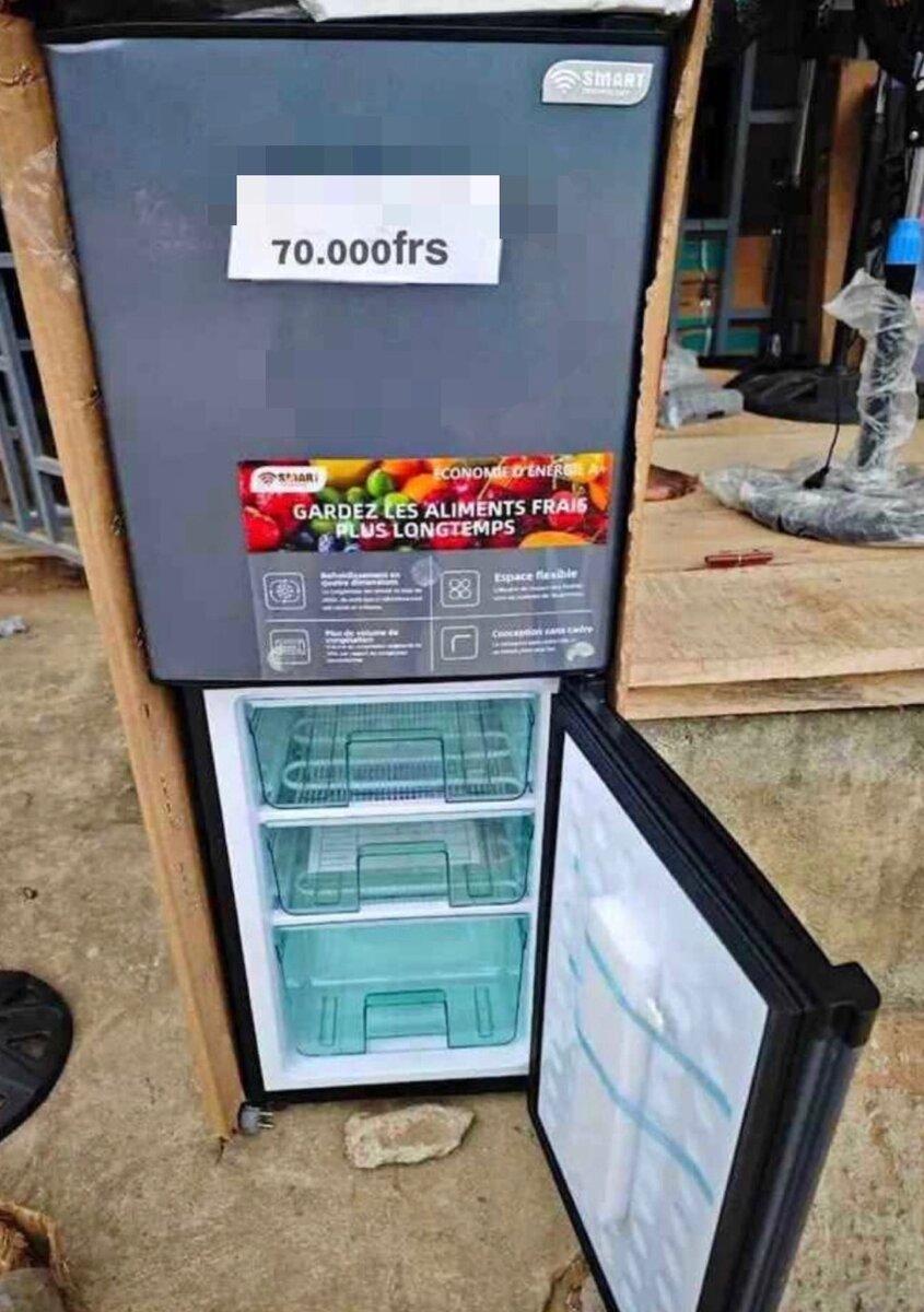 Réfrigérateur combiné spacieux