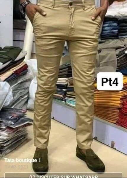 Pantalon Chino Homme Élégant