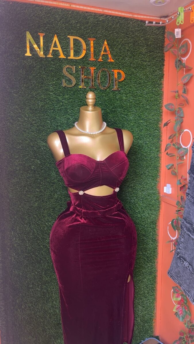 Robe Élegante en Velours