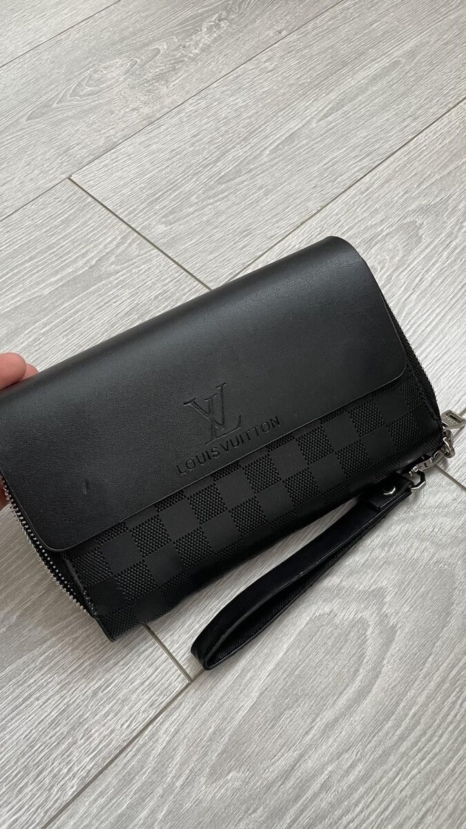 Стильный мужской клатч барсетка с ручкой