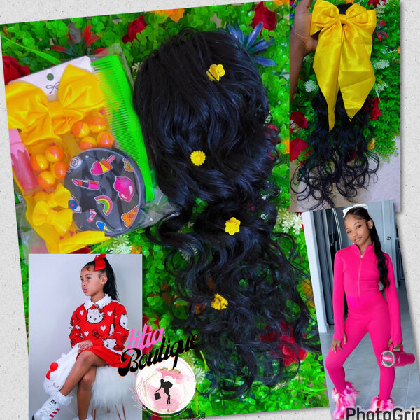 Perruque Bouclée Pour Enfants