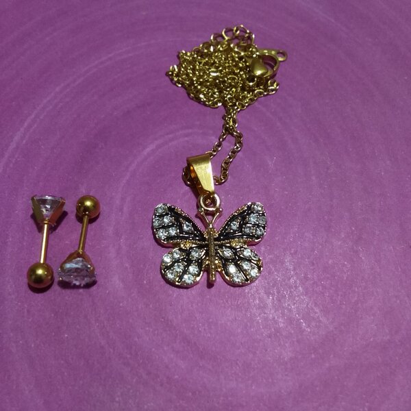 Parure Collier et Boucles