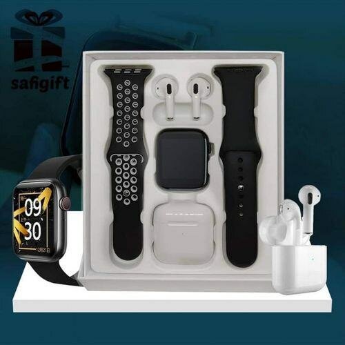 Montre intelligente connectée - 2 bracelets + écouteur bluet