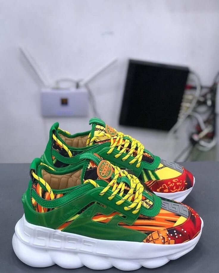 Baskets colorées tendance