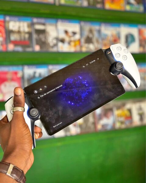 Manette de jeu avec tablette