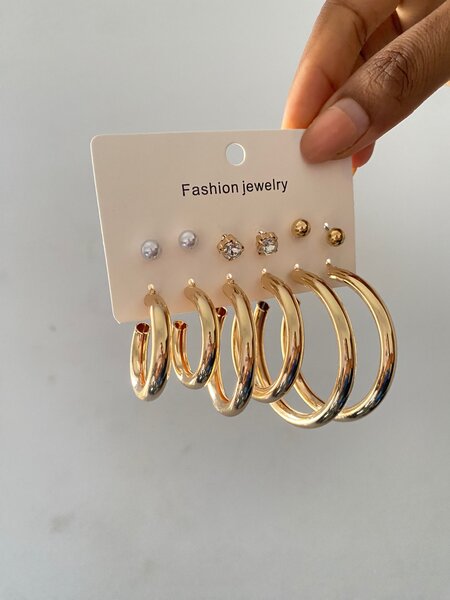 6 in 1 earring set