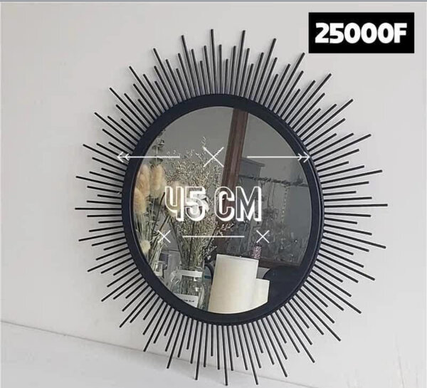 Miroir mural design moderne