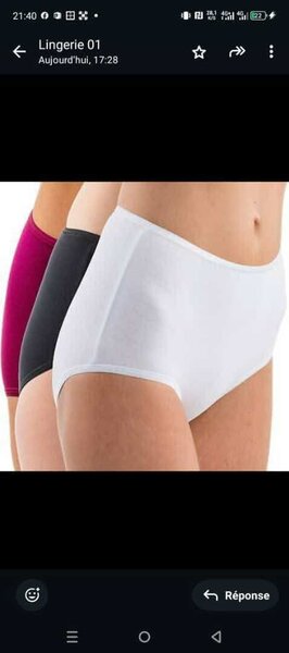 Culottes en dentelle confortables