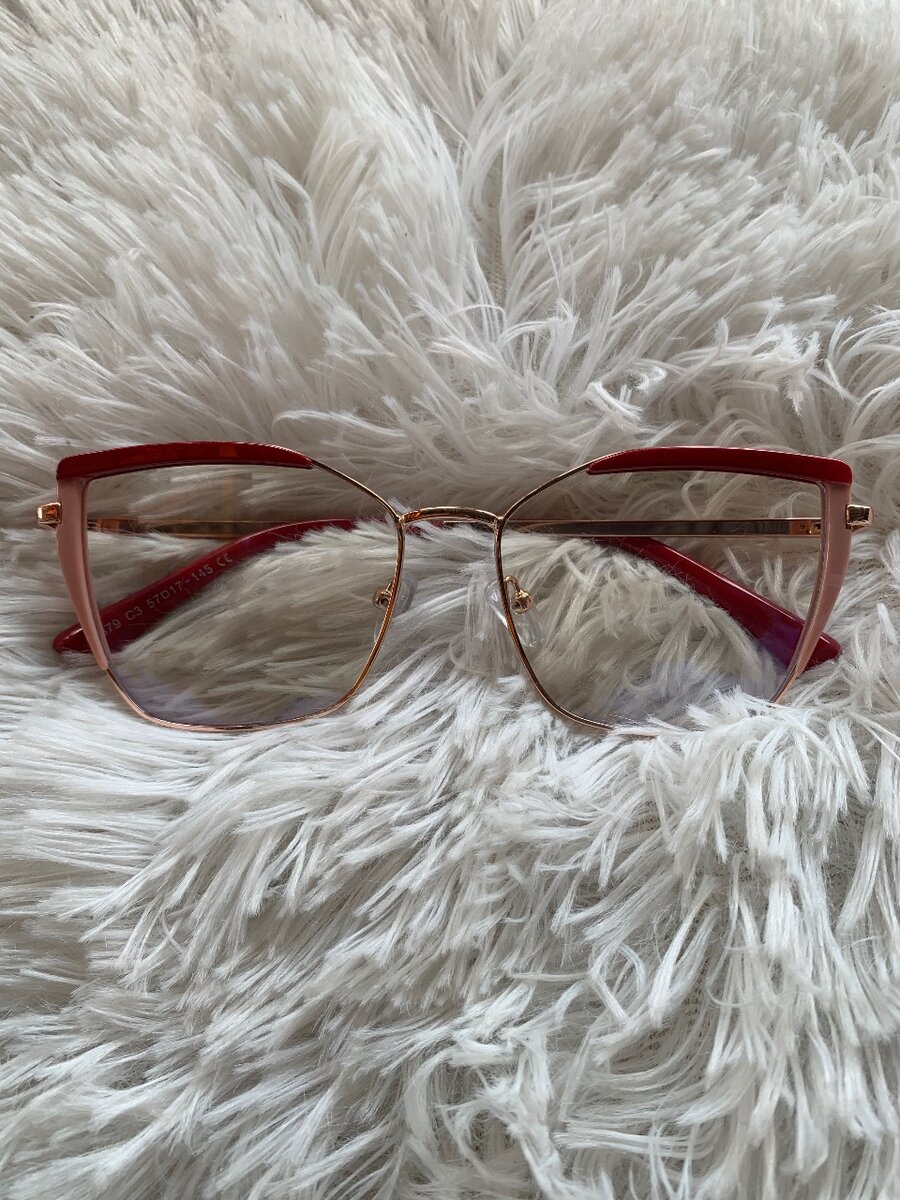 Optical blue lens frame