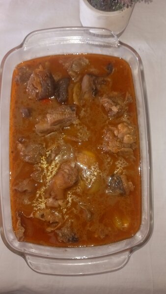 Soupe de tête,triple de mouton