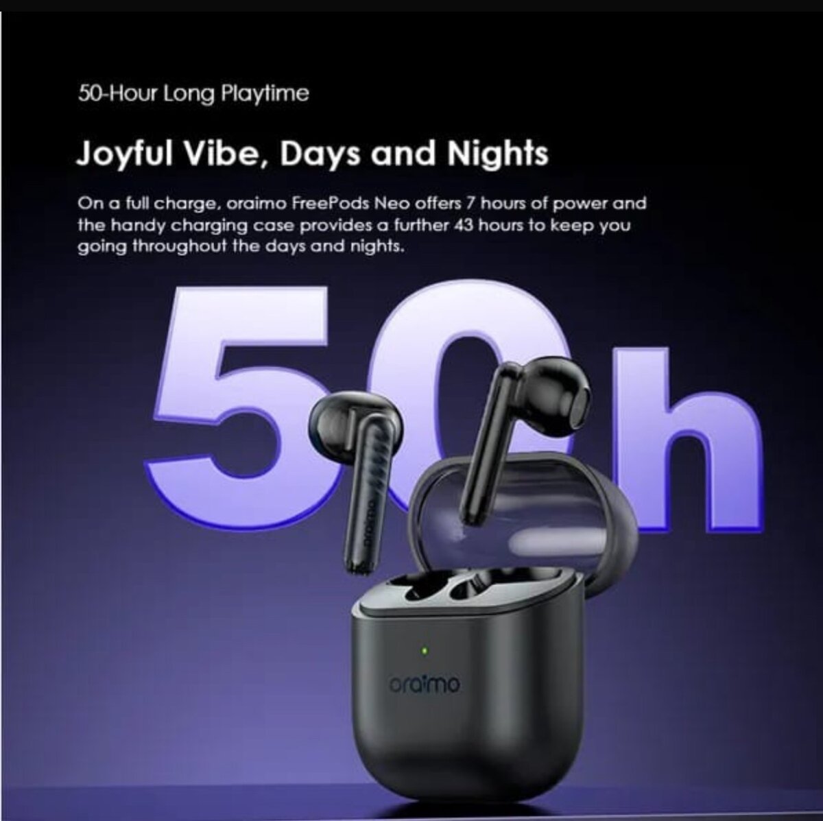 Oraimo Freepods Neo 50H havybass - ENC 2 Micro - Audio 360