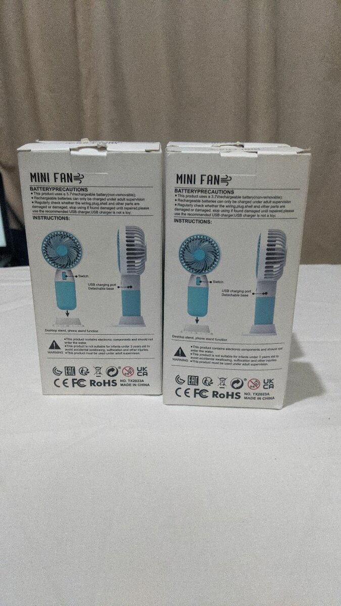 Portable Rechargeable Mini Fans 8hours Battery  Stay Cool A