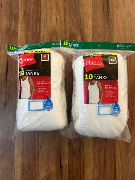 Hanes Vests and Undershirts