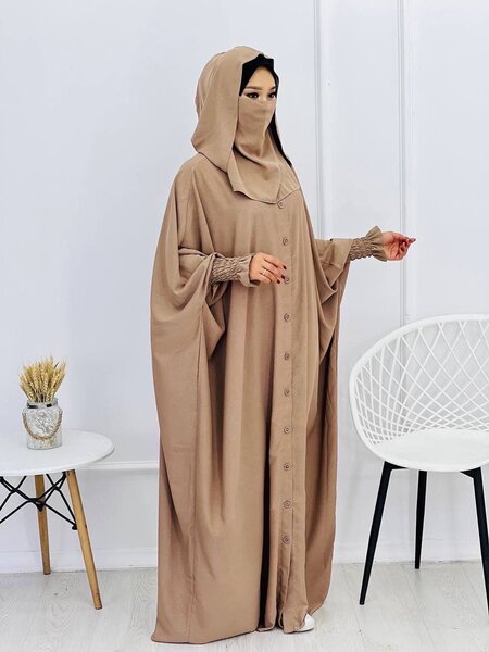 Абая мусульманская одежда хиджаб с никабом