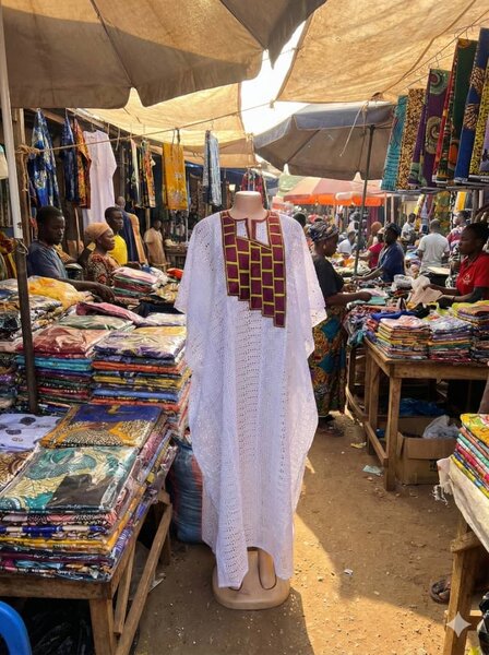 Elegant African Kaftan Dress