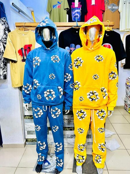 Ensemble de survêtement à capuche floral