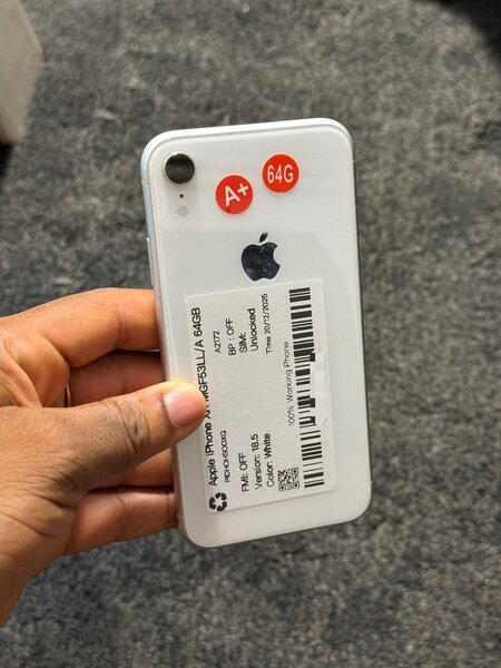 iPhone XR 64GB Argent
