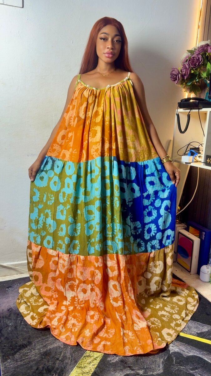 Robe Longue Bohème Colorée