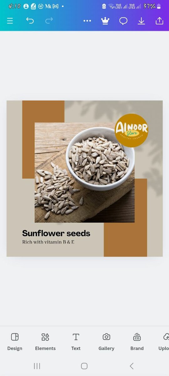 Sunflower seeds, 250g