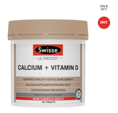 Swisse Ultiboost Calcium with Vitamin D