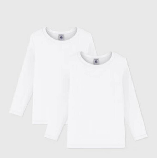 Lot de 2 T-shirts blancs homme