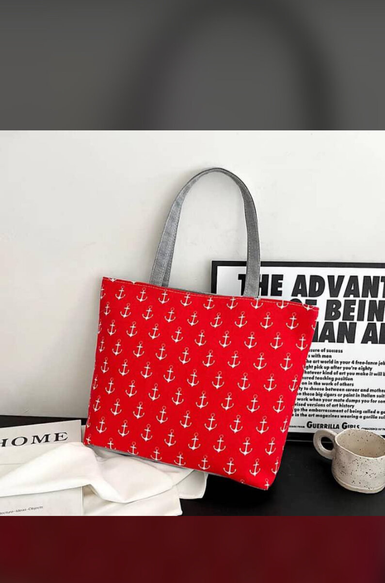 Tote bag motifs colorés - mode pratique