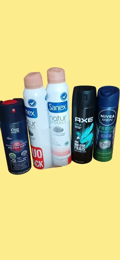 Lot de Déodorants Variés